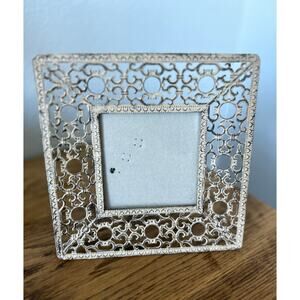 Home Decor, Tabletop Picture Frame, Beige, 3.8” x 3.8”